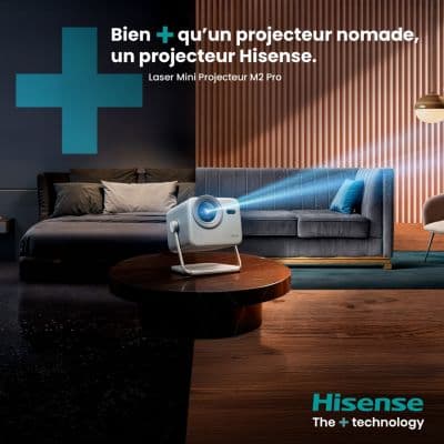 Vidéoprojecteur home cinéma HISENSE Laser Mini Projecteur M2 Pro - Image 4
