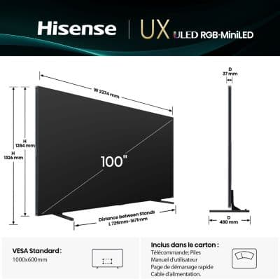 TV HISENSE 100UXQ 2025 ( 253 cm ) - Image 5