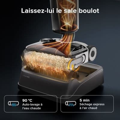 Aspirateur laveur ROBOROCK F25 ACE Grey - Image 7