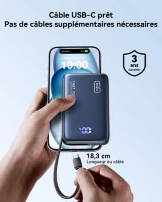 Batterie externe INIU 20 000 mAh Pocket Power - Image 2