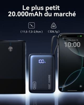 Batterie externe INIU 20 000 mAh Pocket Power - Image 3