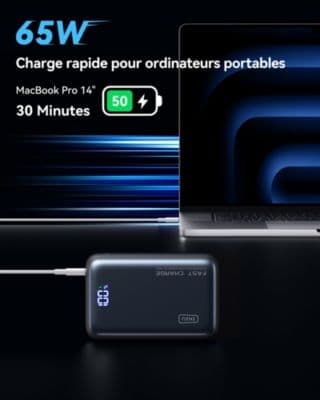 Batterie externe INIU 20000 mAh 65W Leopard Power - Image 3