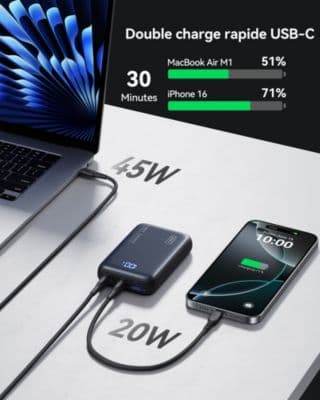 Batterie externe INIU 20000 mAh 65W Leopard Power - Image 5