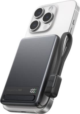 Batterie externe INIU 5000 mAh MagPro slim noir - Image 3