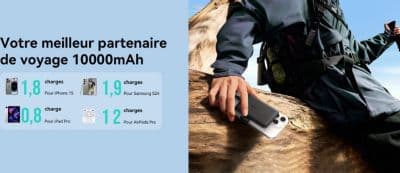 Batterie externe INIU 10000 mAh Pocket Neo USB-A + 2 USB-C - Image 4