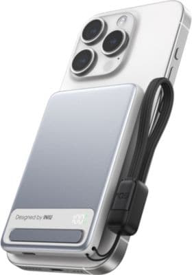Batterie externe INIU 5000 mAh MagPro slim blanc - Image 3