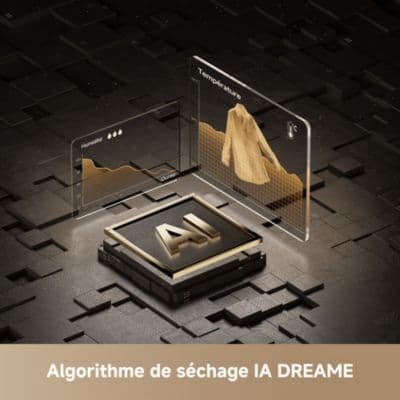 Sèche linge pompe à chaleur DREAME DRDRYL99KGG L9 9Kg - Image 4
