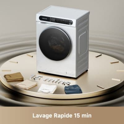 Lave linge compact DREAME DRWASHS8KGW S 8Kg - Image 7