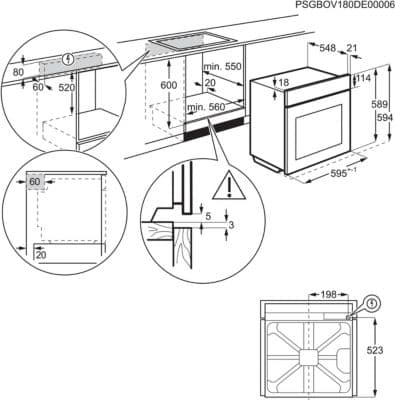 Four encastrable ELECTROLUX EOD6P46X steambake - Image 9