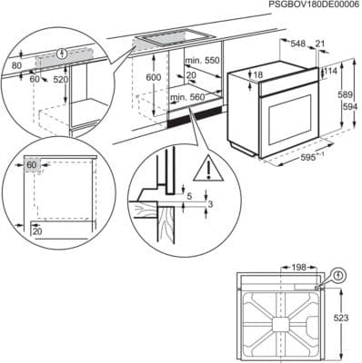 Four Pyro ELECTROLUX EOE6P57X SenseCook - Image 4