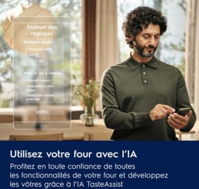Four encastrable fonction vapeur ELECTROLUX EOC9P3XT  AI Taste Assist et Steamcrips - Image 3