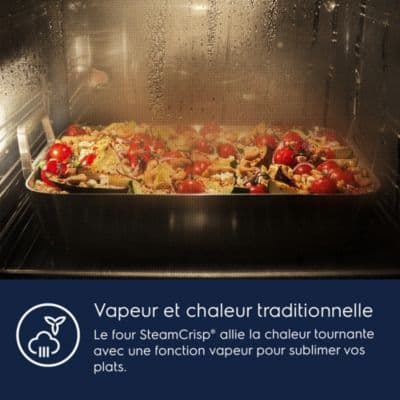 Four encastrable fonction vapeur ELECTROLUX EOC9P3XT  AI Taste Assist et Steamcrips - Image 4