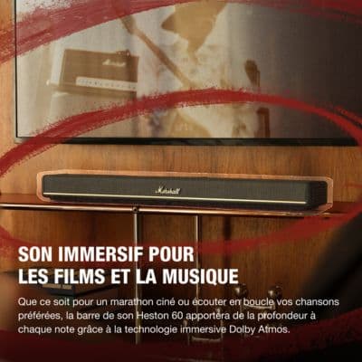 Barre de son MARSHALL HESTON 60 Noire - Image 2