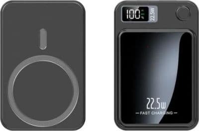 Batterie externe HOBBYTECH à induction pour iPhone 10 000mAh Noir - Image 1