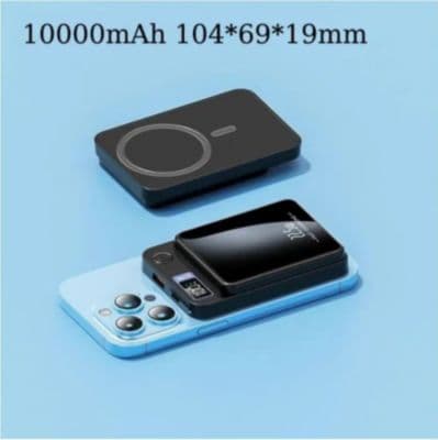 Batterie externe HOBBYTECH à induction pour iPhone 10 000mAh Noir - Image 3