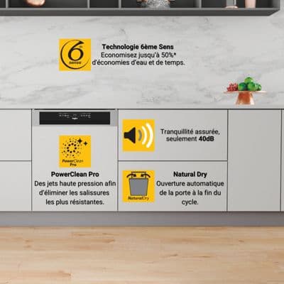 Lave vaisselle encastrable WHIRLPOOL WD0BD851AX 6èmeSens - Image 2