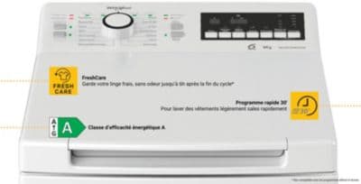 Lave linge top WHIRLPOOL TDLR6265FR - Image 3