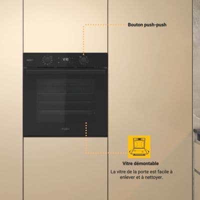 Four encastrable WHIRLPOOL OMSR58RU0B - Image 3