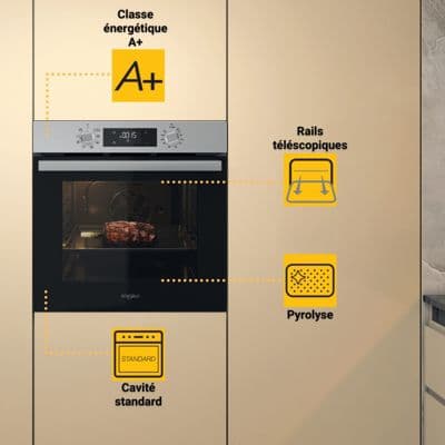 Four encastrable WHIRLPOOL OMR58RR1X - Image 3
