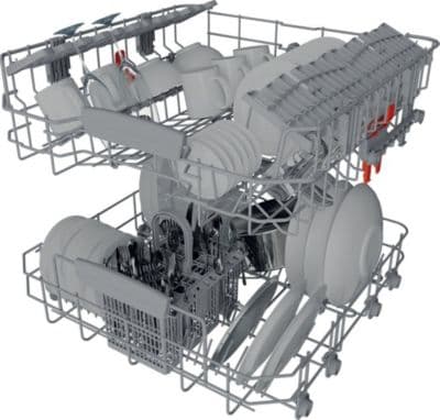 Lave vaisselle encastrable HOTPOINT HBC2B+26B - Image 9
