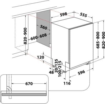 Lave vaisselle encastrable INDESIT IN2IC14BN7S1 Sliding - Image 3
