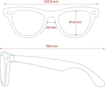 Lunettes connectées META Ray-Ban Skyler, Noir brillant, Transitions® Bleu Céruléen - Image 7
