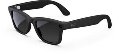 Lunettes connectées META Ray-Ban Wayfarer, Noir Mat, Dégradé Graphite Polarisé