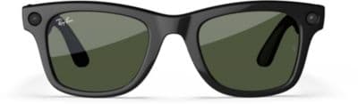 Lunettes connectées META Ray-Ban Wayfarer, Noir Brillant, Vert G15 - Image 2
