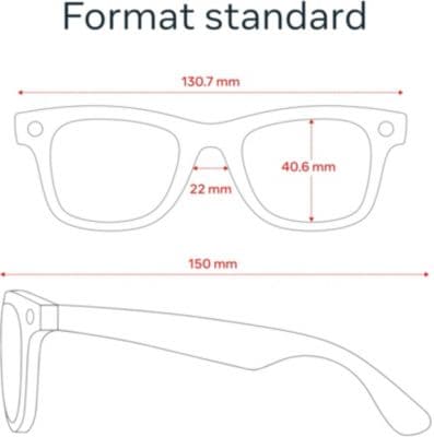 Lunettes connectées META Ray-Ban Wayfarer, Noir Brillant, Vert G15 - Image 7
