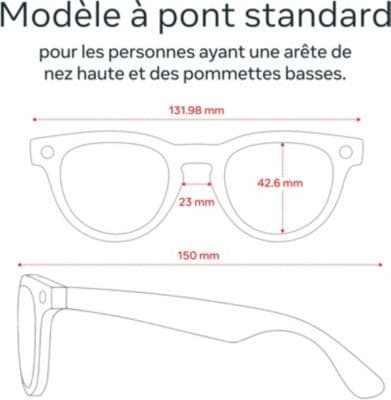 Lunettes connectées META Ray-Ban Headliner (Gen 1), Noir Brillant, Vert G15 Polarisé - Image 7