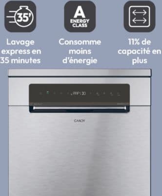 Lave vaisselle 60 cm CANDY CNF 4A4S3PSX - Image 2