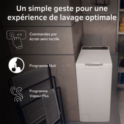 Lave linge top HAIER THASN2856TM4-S - Image 7