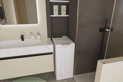 Lave linge top CANDY TCA474TM5-S - Image 4