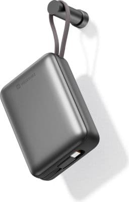 Batterie externe SWISSTEN 20000mAh Câbles USB-C et Lightning Gris - Image 3