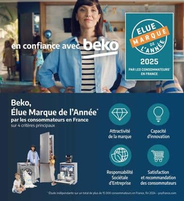 Lave vaisselle 60 cm BEKO LVV1347S - Image 3