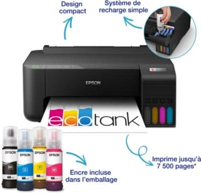Imprimante jet d'encre EPSON EcoTank ET-1810 - Image 3