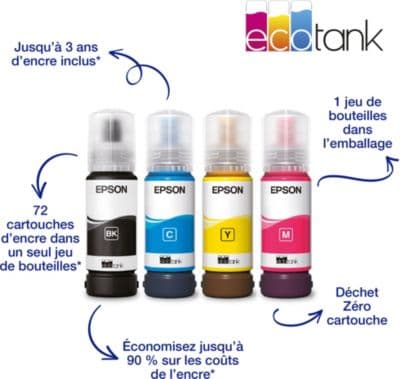 Imprimante jet d'encre EPSON EcoTank ET-1810 - Image 4