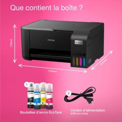 Imprimante jet d'encre EPSON EcoTank ET 2865 - Image 6