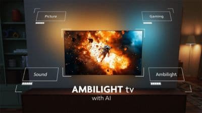 TV OLED PHILIPS 48OLED810 Ambilight 2025 (121cm) - Image 3