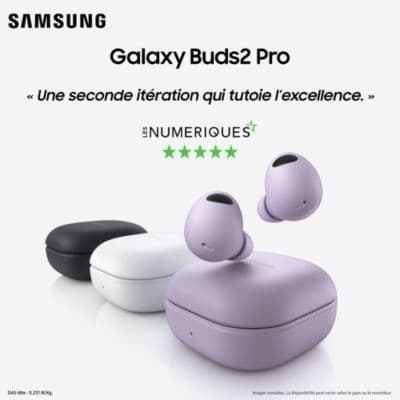 Ecouteurs SAMSUNG Galaxy Buds2 Pro Anthracite Reconditionné - Image 3