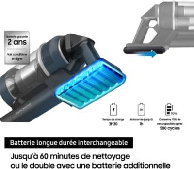 Aspirateur balai SAMSUNG Jet 95 Complete VS20C95E4TB - Image 9
