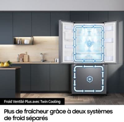 Réfrigérateur multi portes SAMSUNG RF48A400EM9 - Image 5
