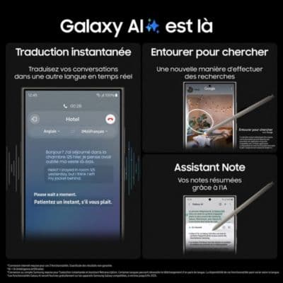 Smartphone SAMSUNG Galaxy S24 Ultra Gris 512Go - Image 3