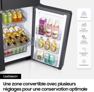 Réfrigérateur multi portes SAMSUNG RF65DG9H0ESR family hub - Image 9