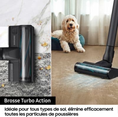 Aspirateur balai SAMSUNG Jet 75E Pro Silver VS20B75BDR5 - Image 9