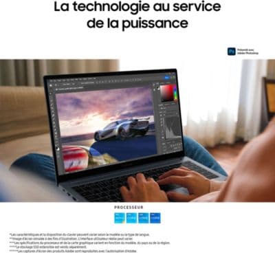Ordinateur portable SAMSUNG Galaxy Book4 15.6' I5 16Go 256Go - Image 3