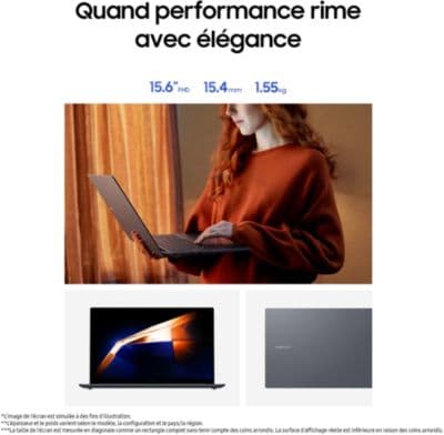 Ordinateur portable SAMSUNG Galaxy Book4 15.6' I5 16Go 256Go - Image 4