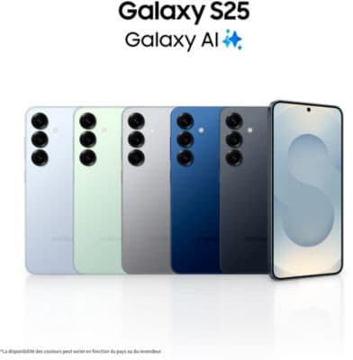 Smartphone SAMSUNG Galaxy S25 128Go Noir Absolu - Image 2