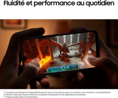 Smartphone SAMSUNG Galaxy A16 128Go Bleu nuit 4G - Image 7