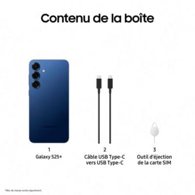Smartphone SAMSUNG Galaxy S25+ Bleu nuit 256Go - Image 9